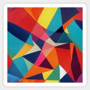 Colorful Abstract pattern, model 2 Sticker